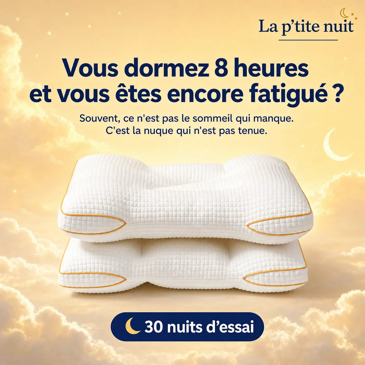 Oreiller adulte Pilookids pour se réveiller moins fatigué